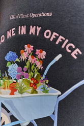 Blumen Büro Sweatshirt